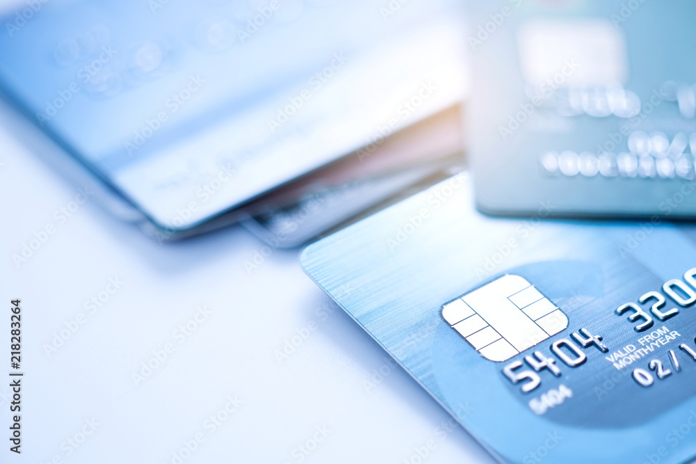 Finance concept,Selective focus microchip on Credit card or Debit card. Finance concept,Selective focus microchip on Credit card or Debit card.
