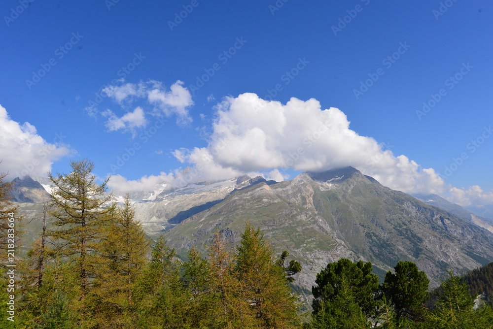Zermatt - Bergmassiv in den Walliser Alpen