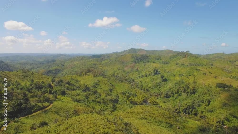 Aerial shot of rainforest in Madagascar. Aerial shot of rainforest in Madagascar.