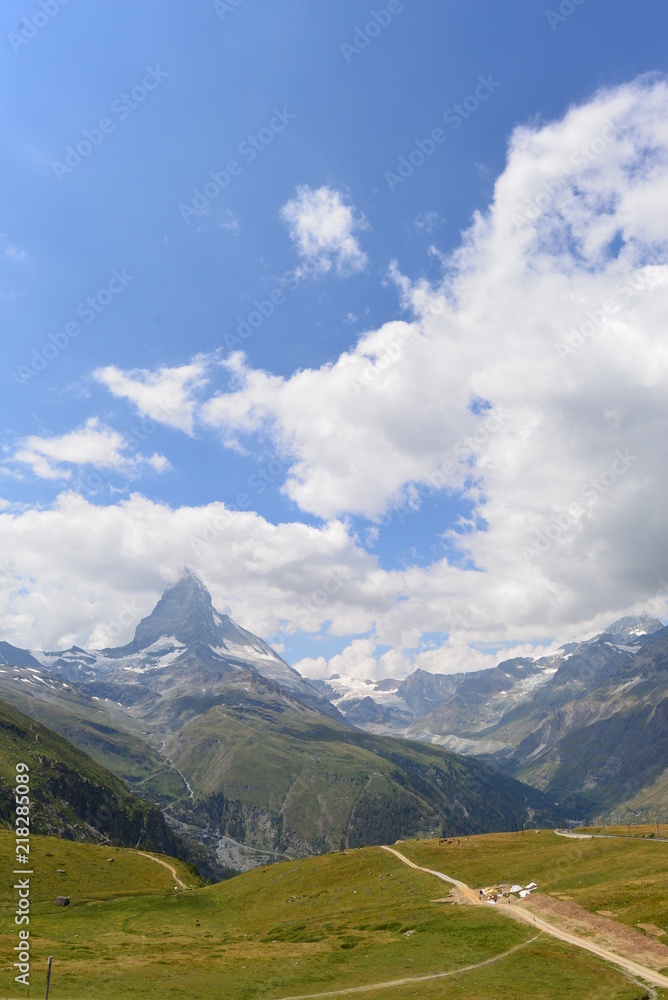 Zermatt - Bergmassiv in den Walliser Alpen 