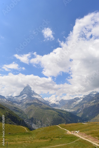 Zermatt - Bergmassiv in den Walliser Alpen 