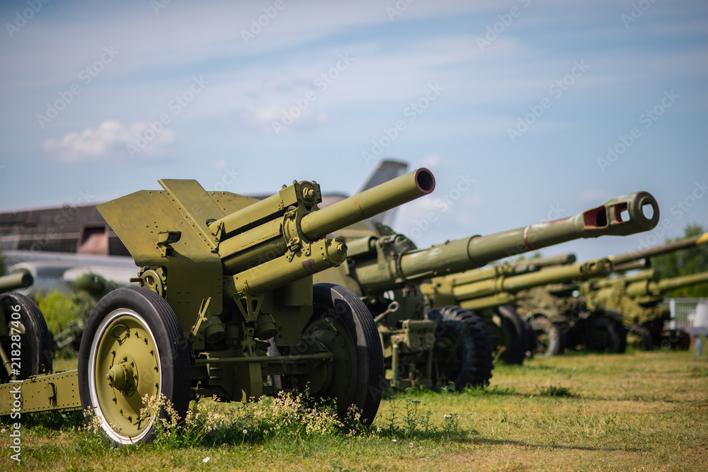 super heavy old anti-aircraft guns for design