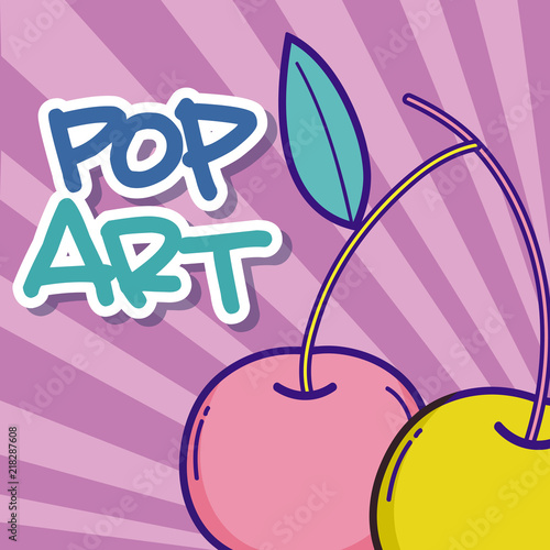 Pop art cartoons