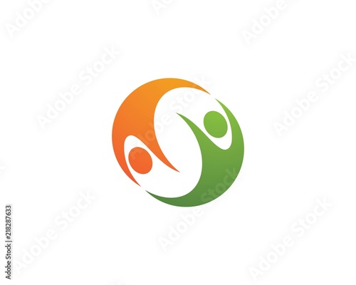 community care Logo template