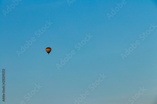 background. defocus. balloon in the blue sky