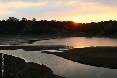  China river beach wetland scenery photo