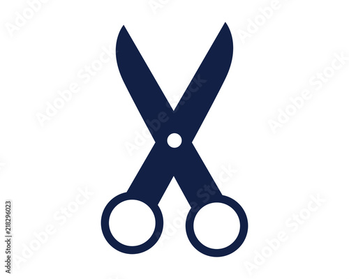 scissor glyph icon , designed for web and app