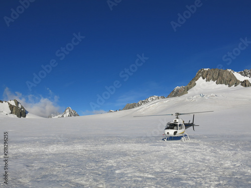 View of Fox Glacier, New Zealand photo