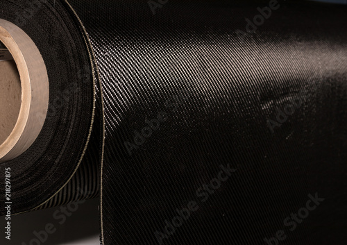 Carbon fiber rolled weave composite material photo