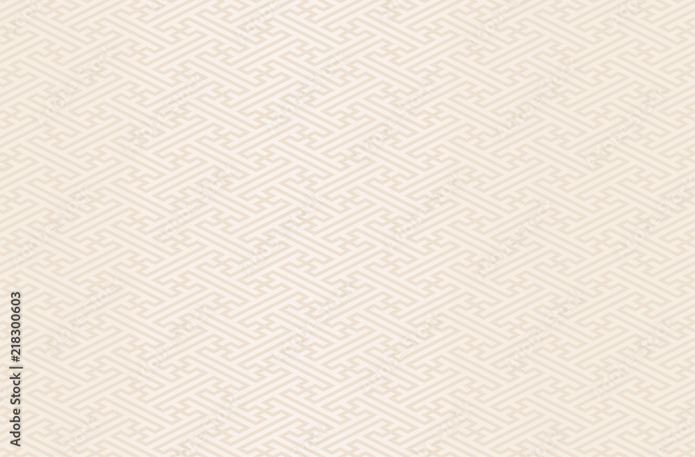 Japanese traditional geometric pattern vector background beigi Japanese traditional geometric pattern vector background beigi