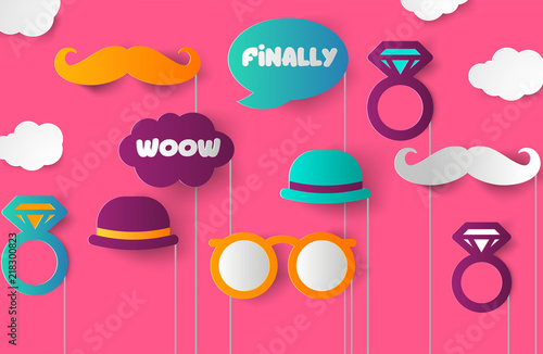 Photo props collections. Best accessories for party