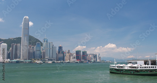 Hong Kong urban cityscape © leungchopan