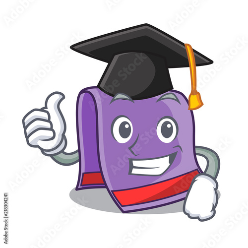 Graduation cartoon home kitchen towel photo