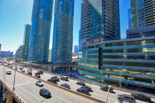 Photography Skyline of Toronto financial district