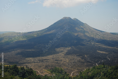 Batur mountain in Bali  Indonesia