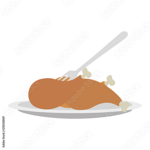 delicious chicken thighs icon