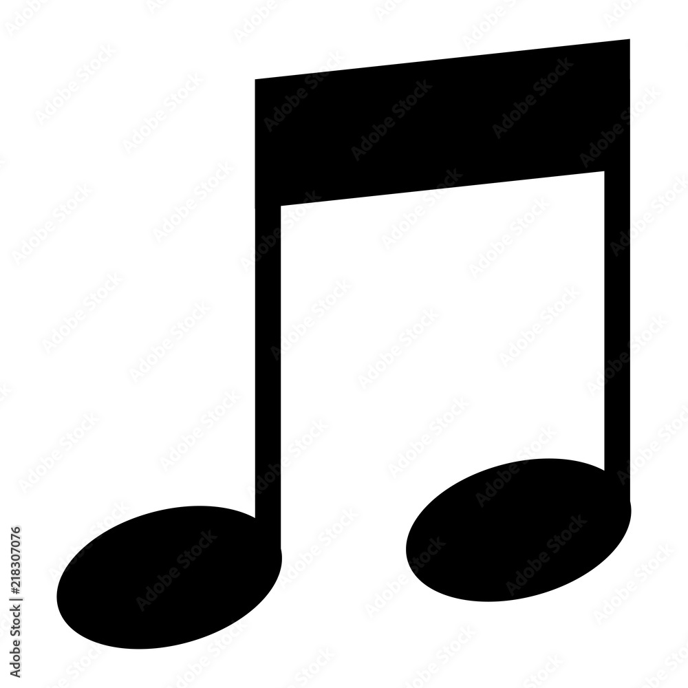 musical note isolated icon musical note isolated icon