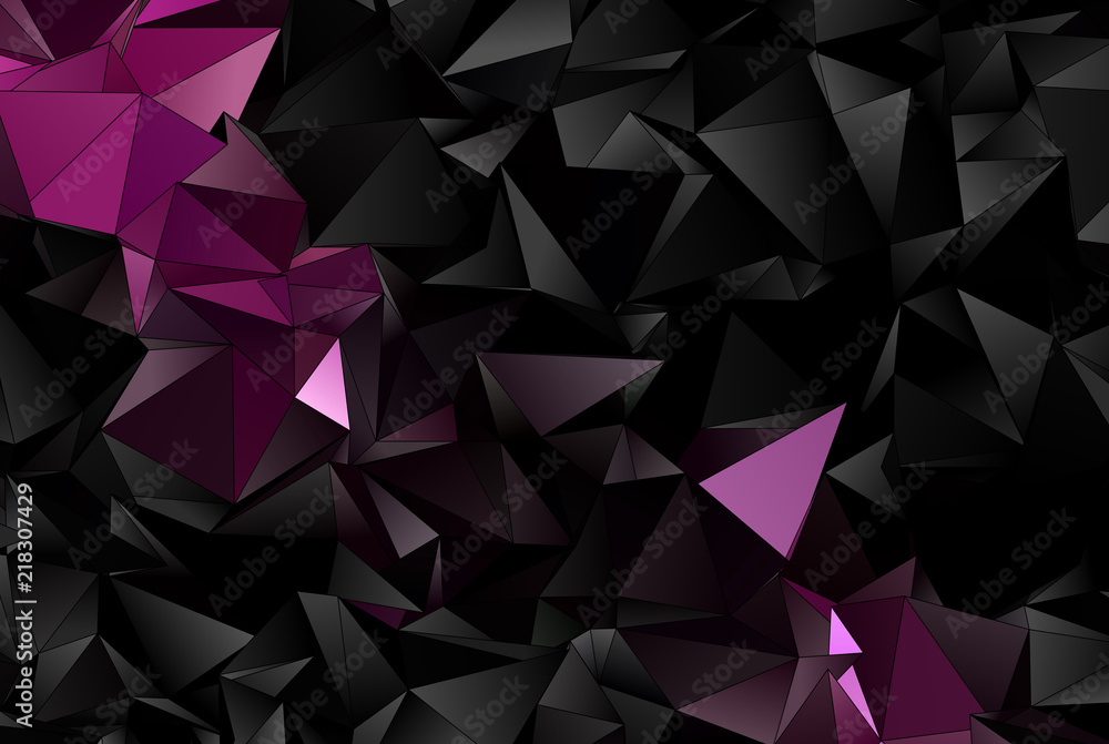 Obraz premium Triangular 3d, modern background