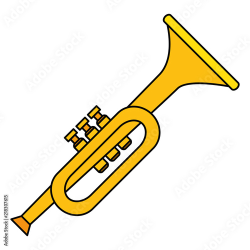 trumpet instrument musical icon