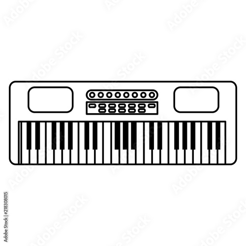 synthesizer musical instrument icon