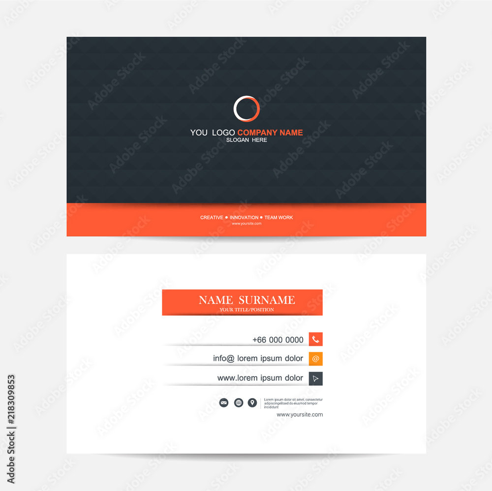 Business card vector background Business card vector background
