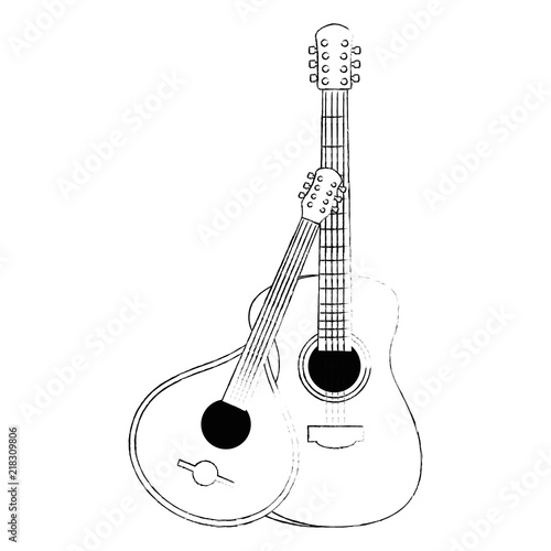 acoustic and fado guitar musical instruments