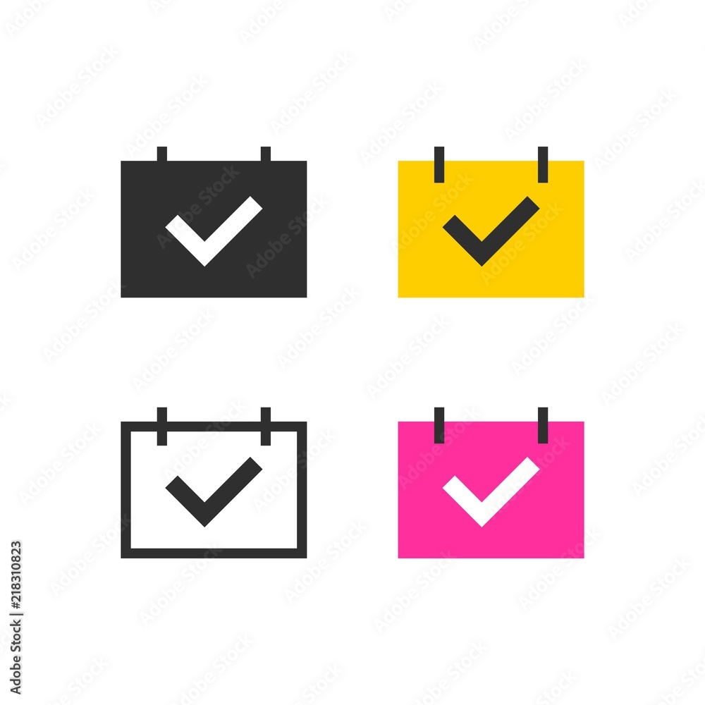Event in a calendar icons Event in a calendar icons