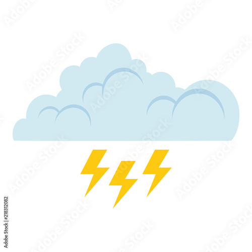 cloud with thunder ray