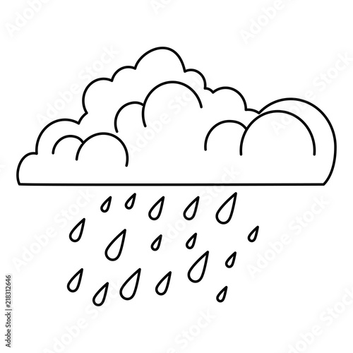 cloud with rain drops