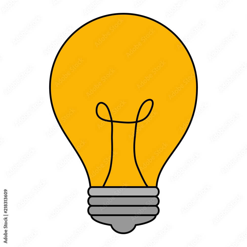 bulb light isolated icon bulb light isolated icon
