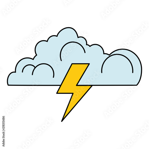 cloud with thunder ray