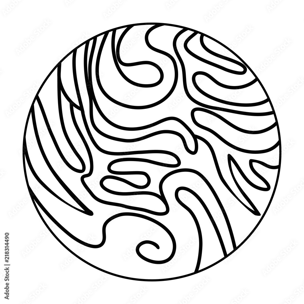 Obraz premium universe planet space icon
