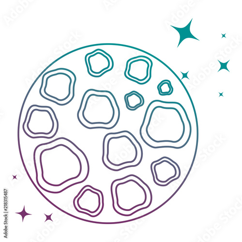 moon satellite space icon