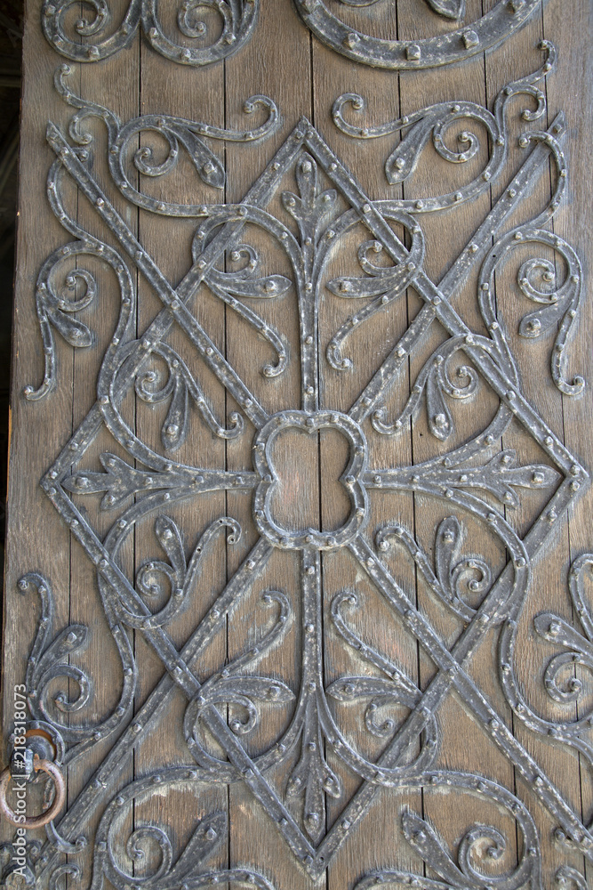 Door Design of Cathedral Church; Worcester; England Door Design of Cathedral Church; Worcester; England
