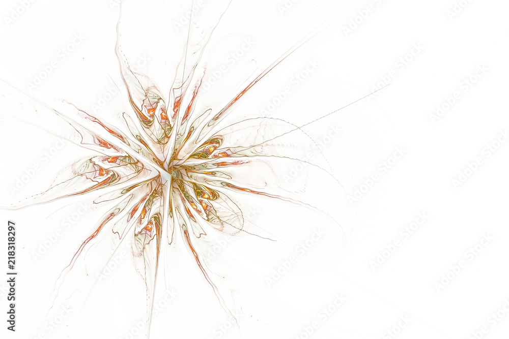 Abstract multicolored illustration on a light background Abstract multicolored illustration on a light background