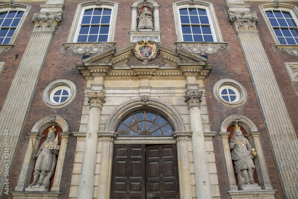Facade of City Hall, Worcester