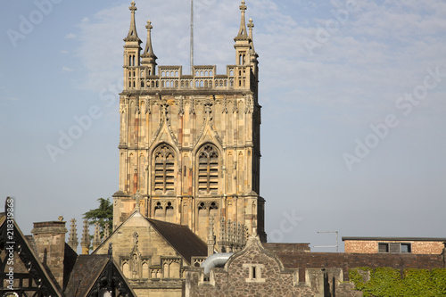 Tower at Priory Church; Great Malvern; England