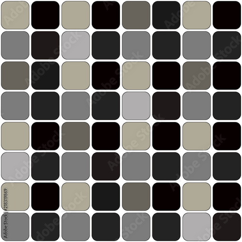 Dark Grey Patch Board Repeatable Pattern on white