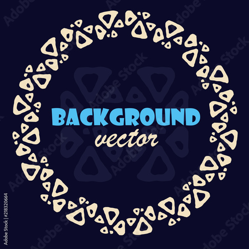 Ornamental wide round frame...