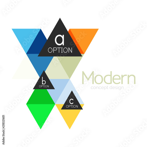 Free Download Triangle shape design abstract business logo icon design. Company logotype branding emblem idea - GFXLoad