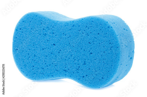 Cuadro en lienzo sponge for cleaning isolated on white background