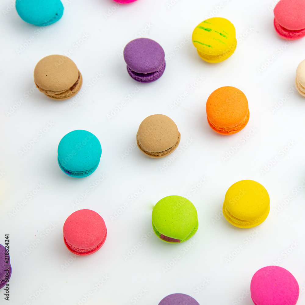 A french sweet delicacy, macaroons variety closeup.macaroon colourful texture. A french sweet delicacy, macaroons variety closeup.macaroon colourful texture.