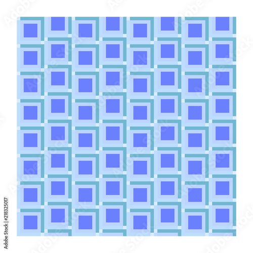 Blu arte sfondo texture tessile stampa geometrico mattonella ripetizione a quadri colorato