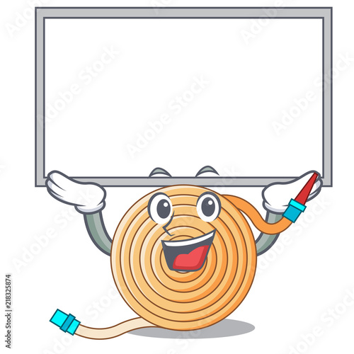 Up board water hose character cartoon