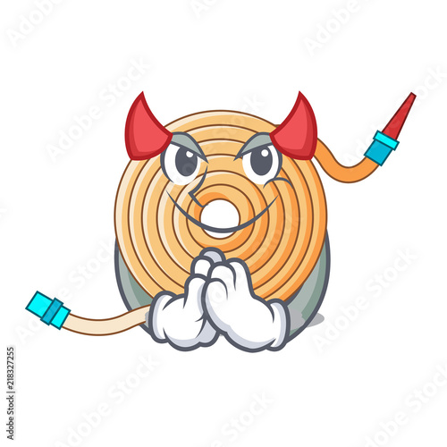 Devil water hose to extinguish the fire
