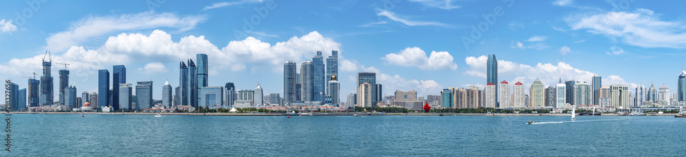 Qingdao modern urban scenery coastline