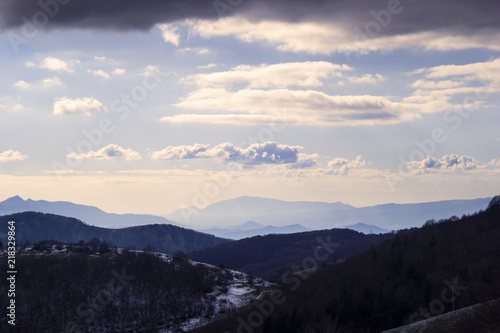 mountain view in matese park