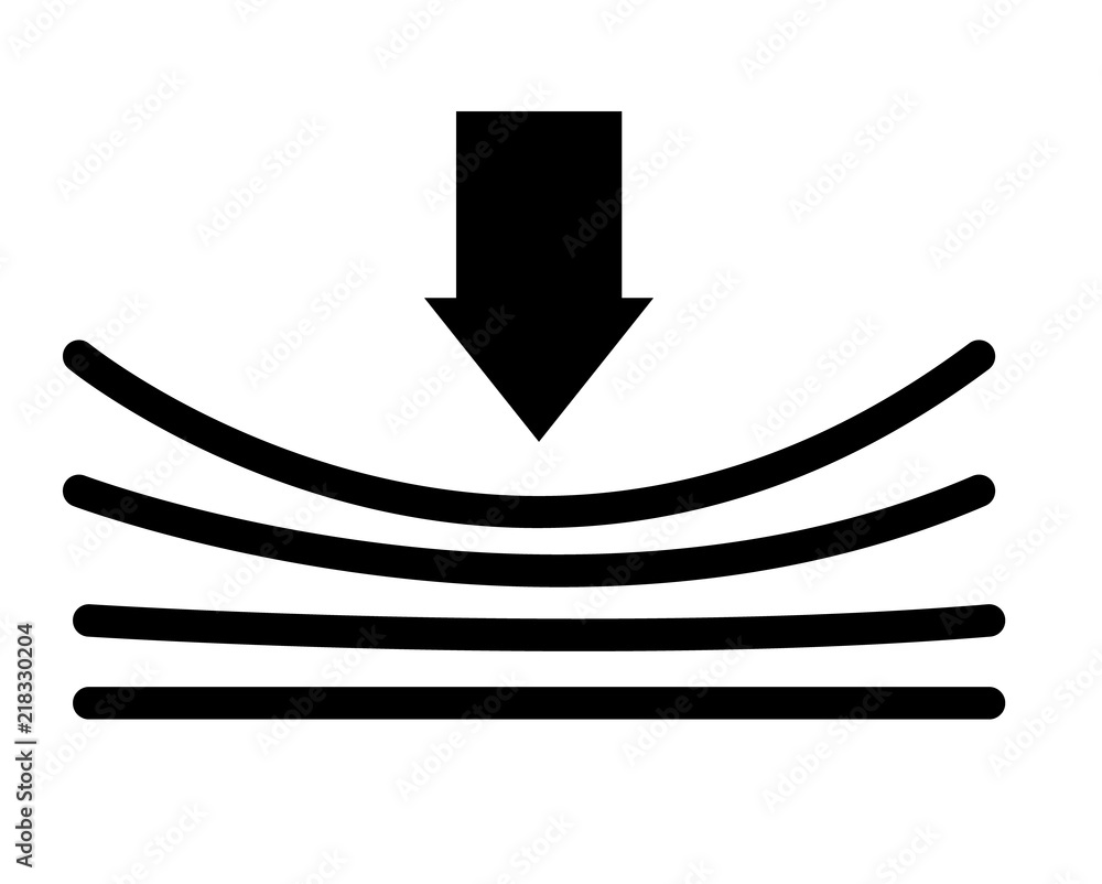 elastic icon with shadow on white background. flat style. elastic icon