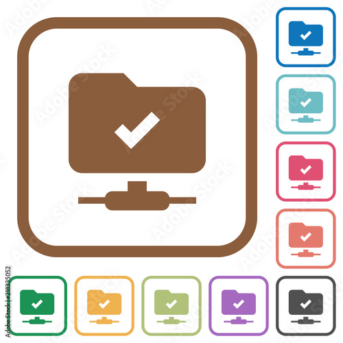 FTP operation successful simple icons
