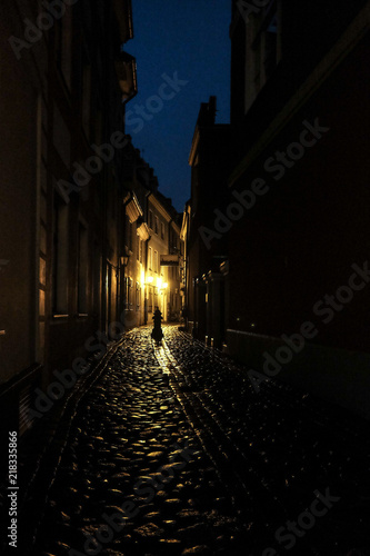 Riga Old City at night